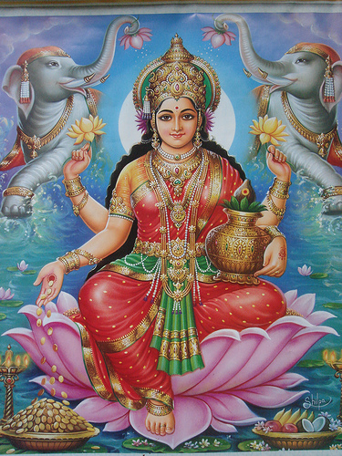 All about the Hindu deity Lakshmi - the goddess of prosperity, wealth, purity, generosity, and the embodiment of beauty, grace and charm.